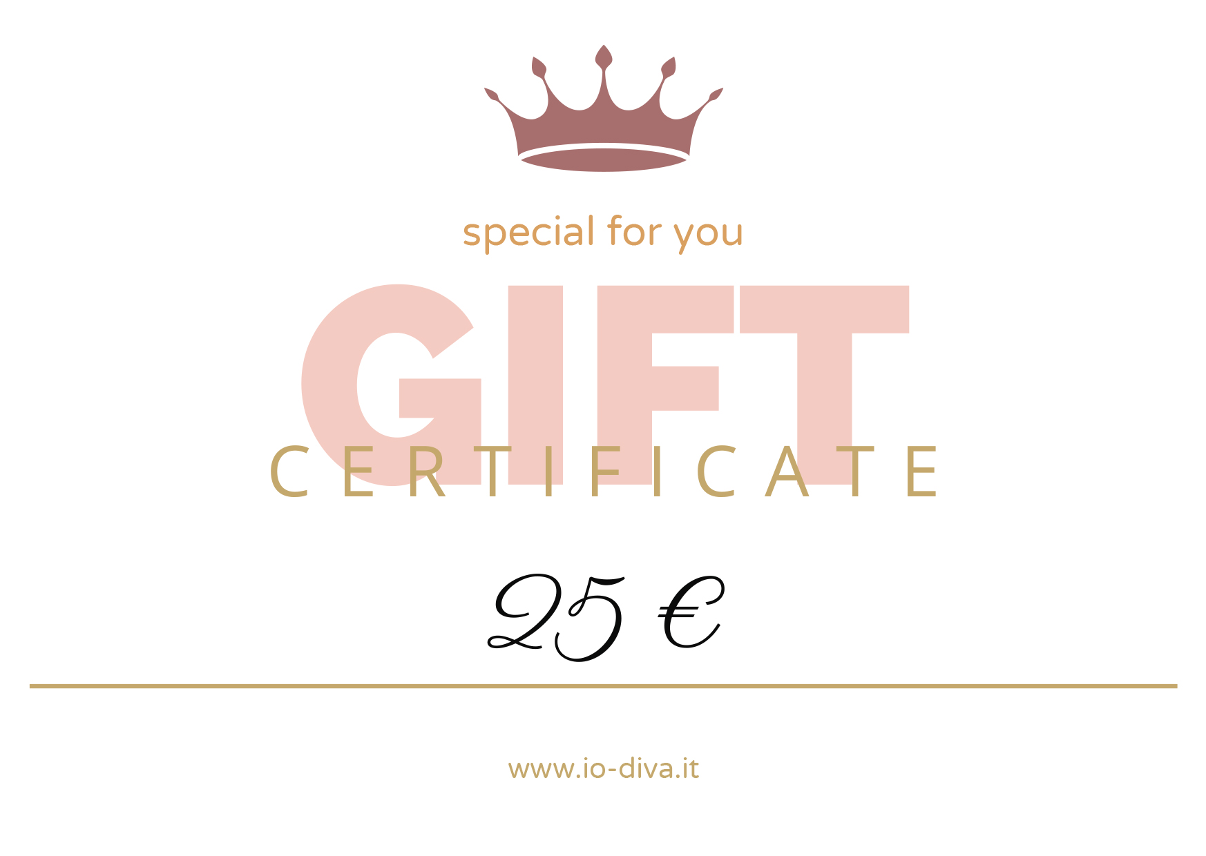Featured image for “Gift card da 25 €”